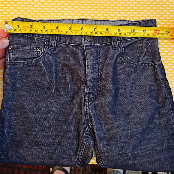 Boys adjustable waist 8-9 yrs dark grey / black fine corduroy trousers see pics - Picture 3 of 12